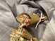 Mini bouquet of dried flowers with gypsophila №2