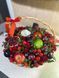 Basket with fruits and flowers №15