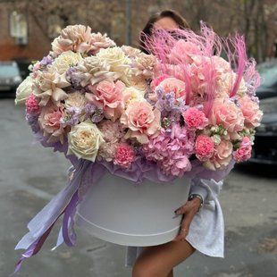 Квіти в коробці №20 99221 фото