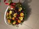 Basket with fruits and flowers №17