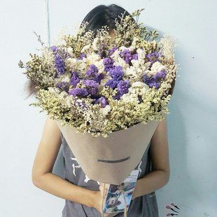 Bouquet of statice and limonium №13