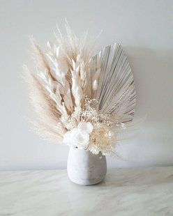 Interior composition of dried flowers in natural colors №9