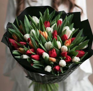 Bouquet of 51 tulips, mix №279