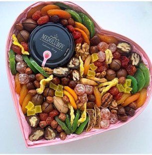 Подарункова коробка з сухофруктами №27 2065 фото