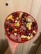 Edible composition of sausage and cheese in a box №6