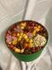 Edible composition of sausage and cheese in a box №6