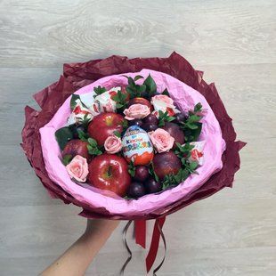 Fruit and candy bouquet №852