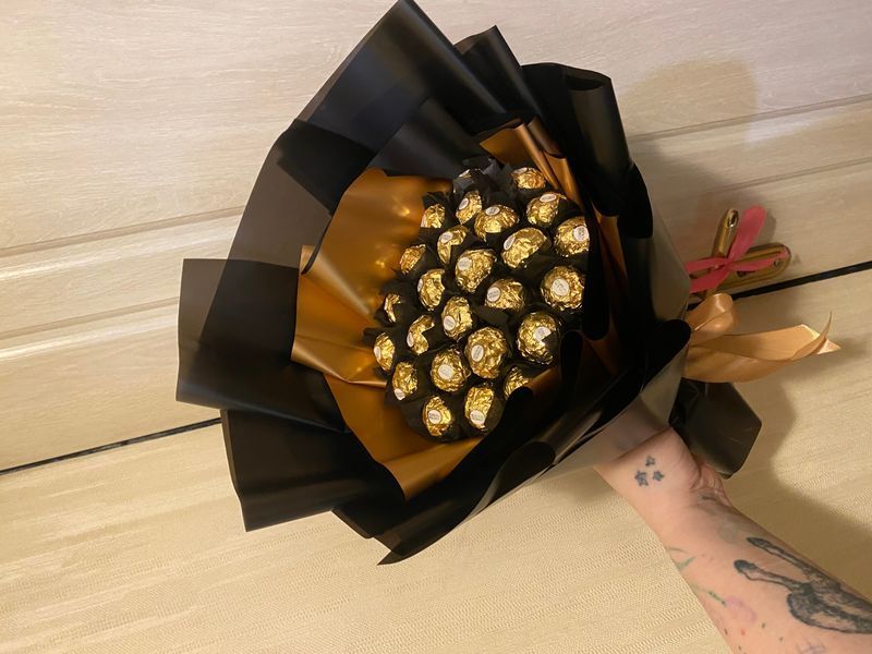 Букет з 25 цукерок Ferrero Rosher №2 0198 фото