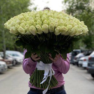 201 white roses №533