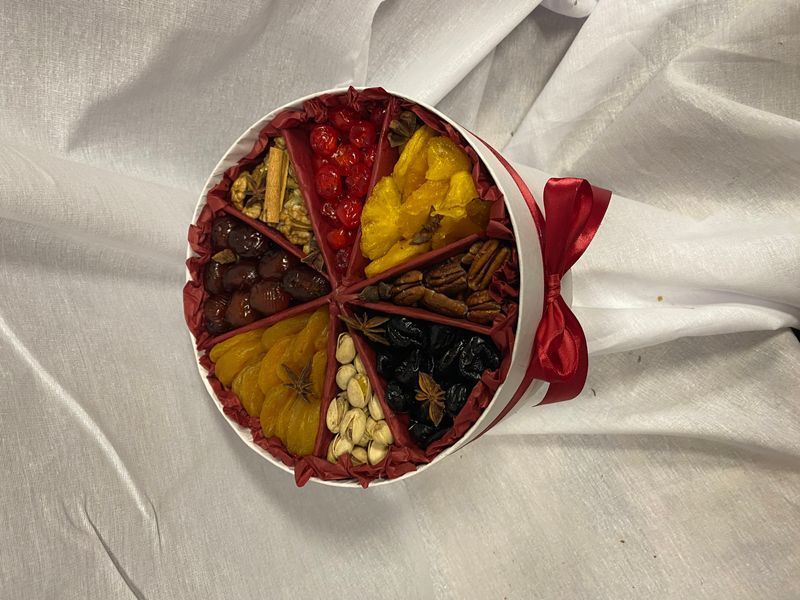Gift box with dried fruits and nuts №4