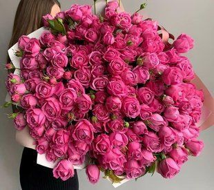 Bouquet 101 peony roses №465