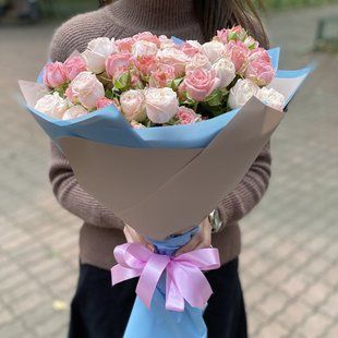 Mix of peony roses Bombastic №537