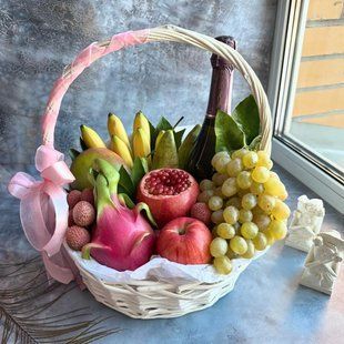 Gift basket with exotic fruits №34