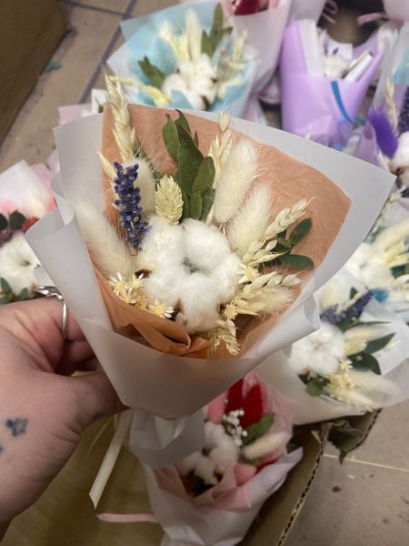 Mini bouquet of dried flowers №21