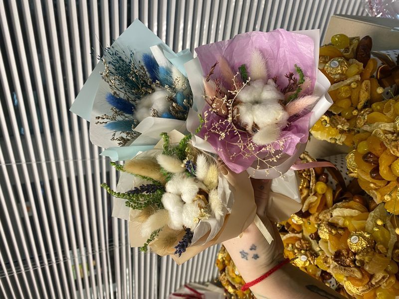 Mini bouquet of dried flowers №21