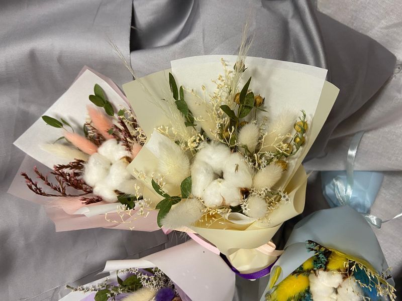 Mini bouquet of dried flowers №21