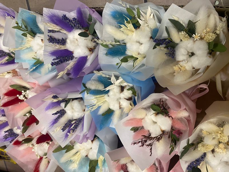 Mini bouquet of dried flowers №21