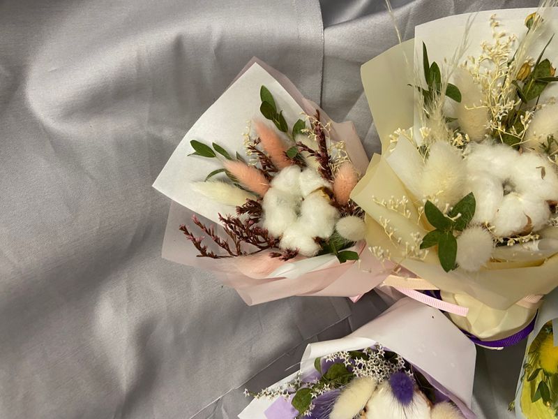 Mini bouquet of dried flowers №21
