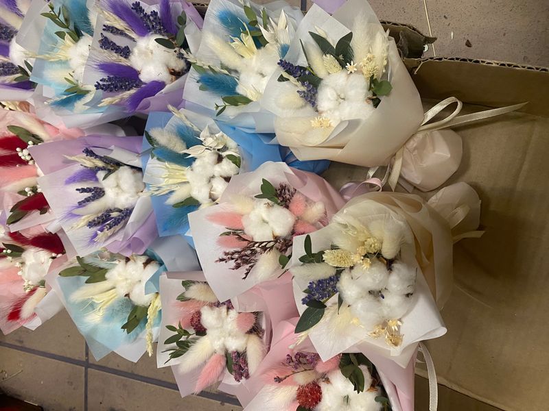 Mini bouquet of dried flowers №21