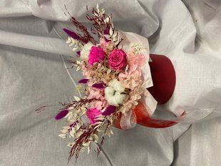 Композиция с яркими розами №42 88106 фото
