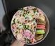 Box with flowers and macaroons №1