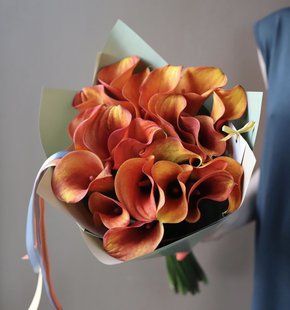 Orange callas, 21 pcs. №37