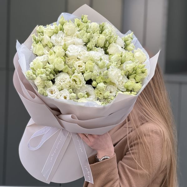 Bouquet of white eustoma #13