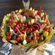 Edible bouquet on a beer barrel #79