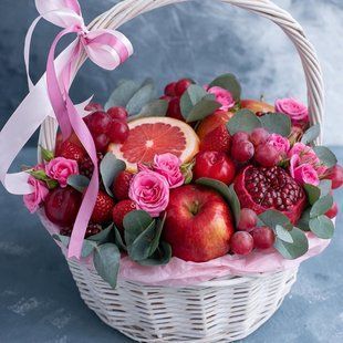 Basket with fruits and flowers #31
