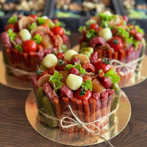 Meat bento-cake №7
