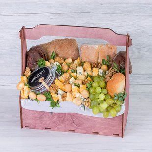 Cheese bouquet in box №14