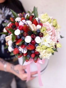 Berries with flowers in a box №48