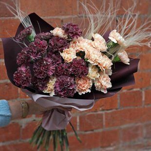 Bouquet of dianthus, 39 pcs. №596